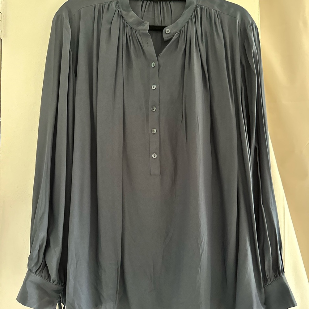 Massimo Dutti Gray Blouse